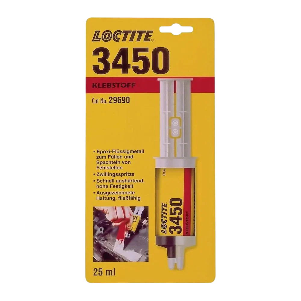 Loctite EA 3450 Çelik Dolgulu İki Bileşenli Hızlı Kuruyan Epoksi Yapıştırıcı 25 ml Tr