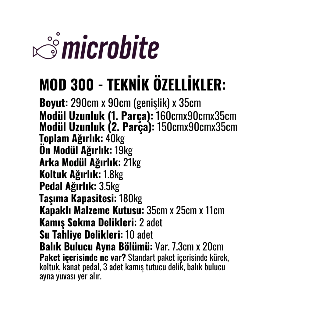 Microbite MOD300 Modüler Kano