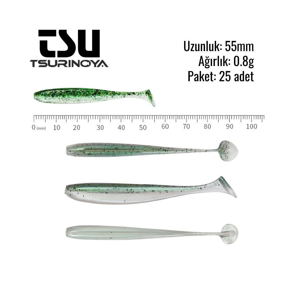 Tsurinoya T-Tail Worm