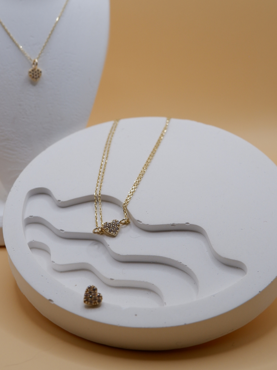 14 Ayar Altın Mini Kalp Bileklik