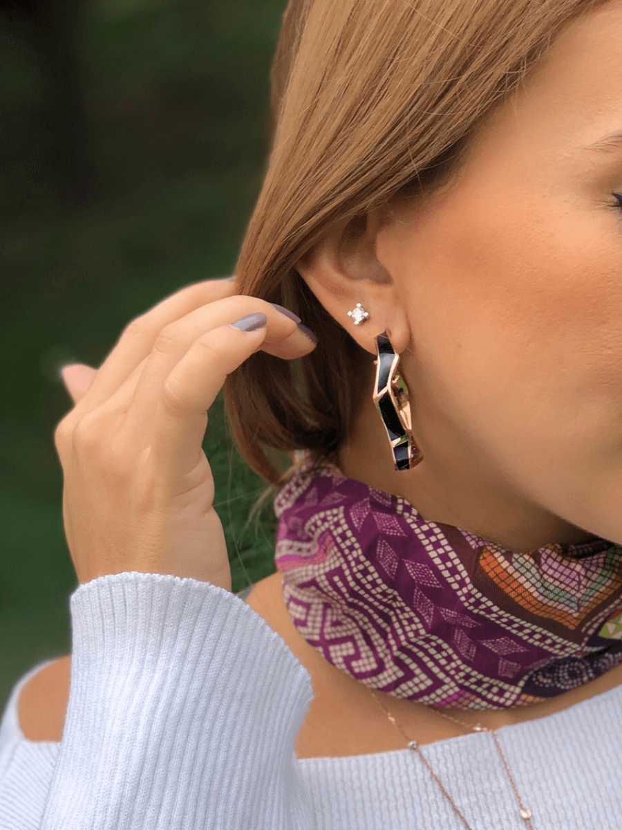 Asimetrik Halka Küpe