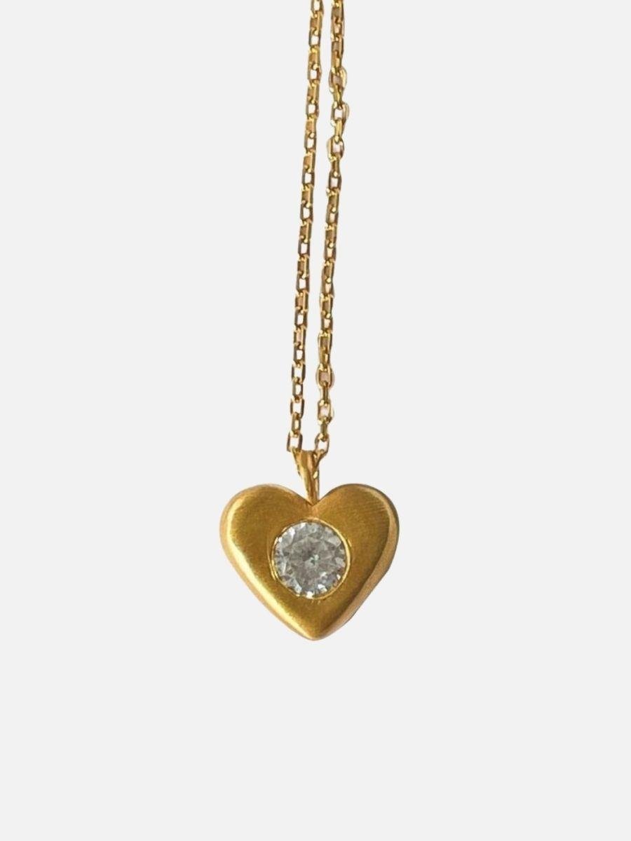 Aura Minimal Taşlı Kolye