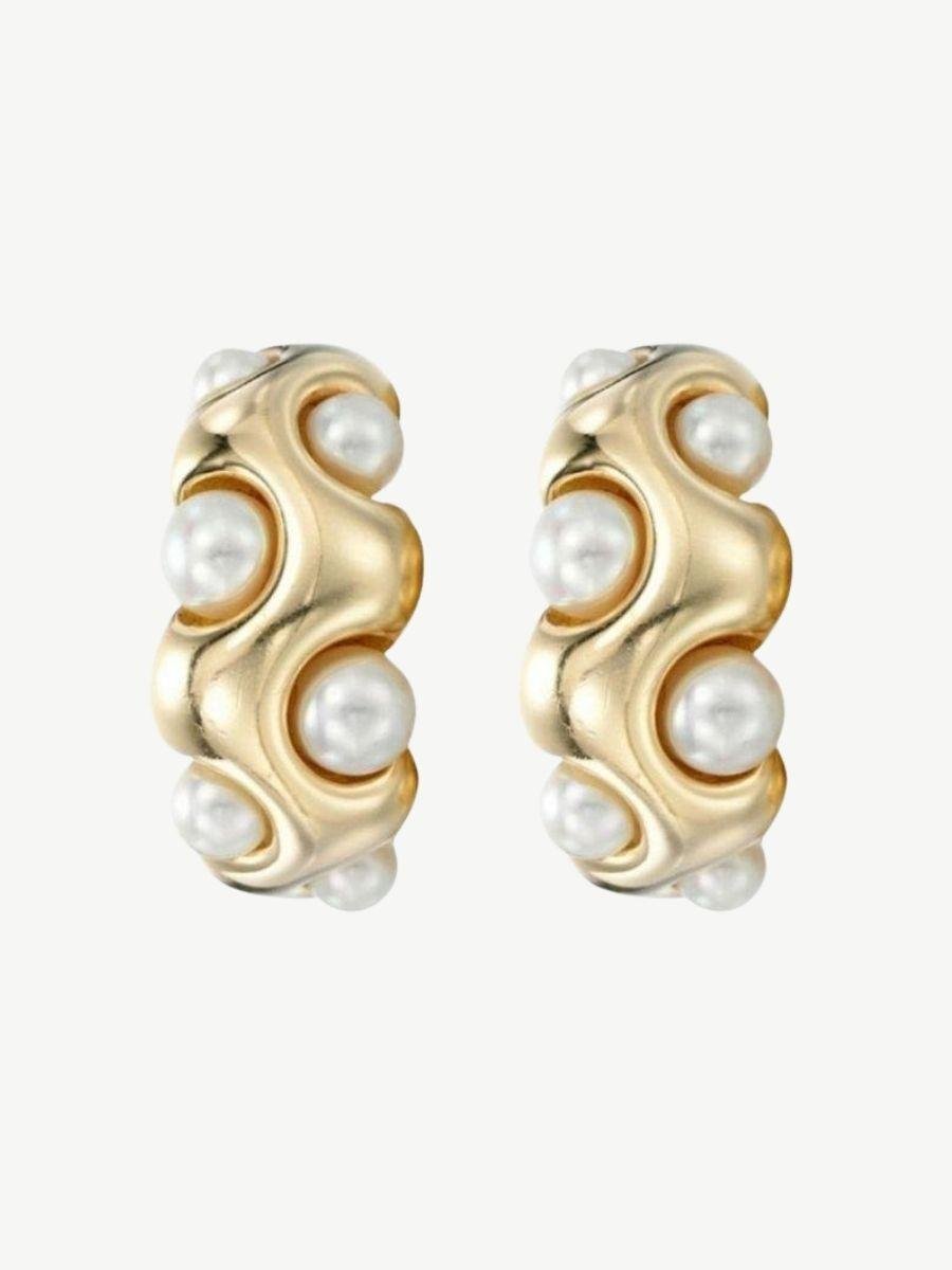 Ayza İnci Halka Küpe