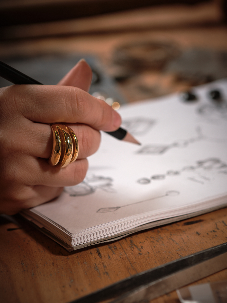 Bery Vintage Büyük Yüzük