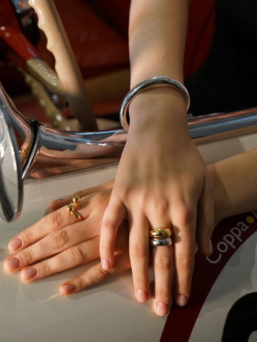 Çift Topçuklu Yüzük