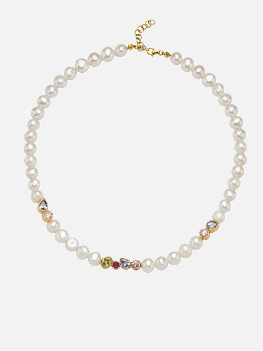 Diana Taşlı İnci Kolye