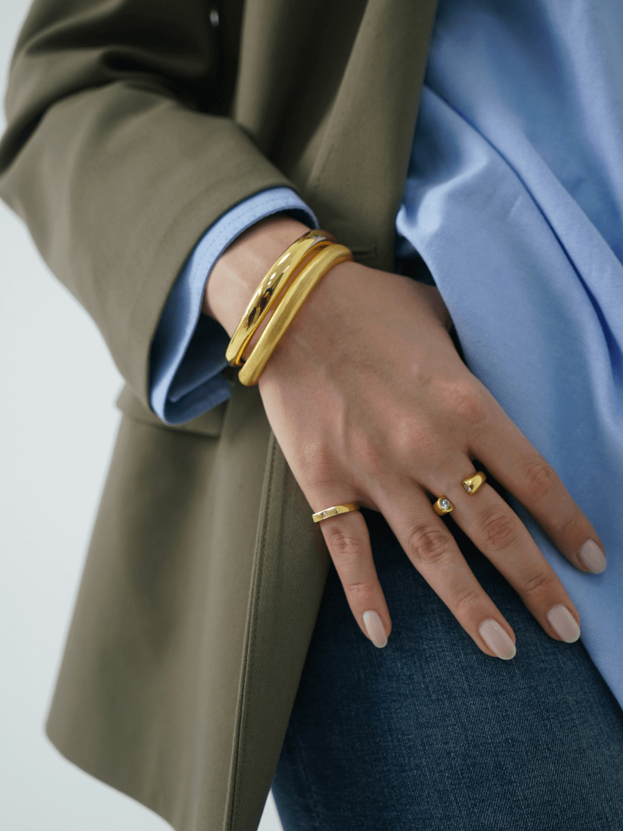 Horn İçi Taşlı Yüzük