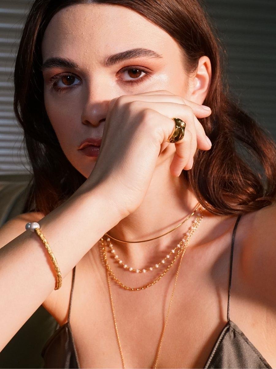 İnci Zincir Choker