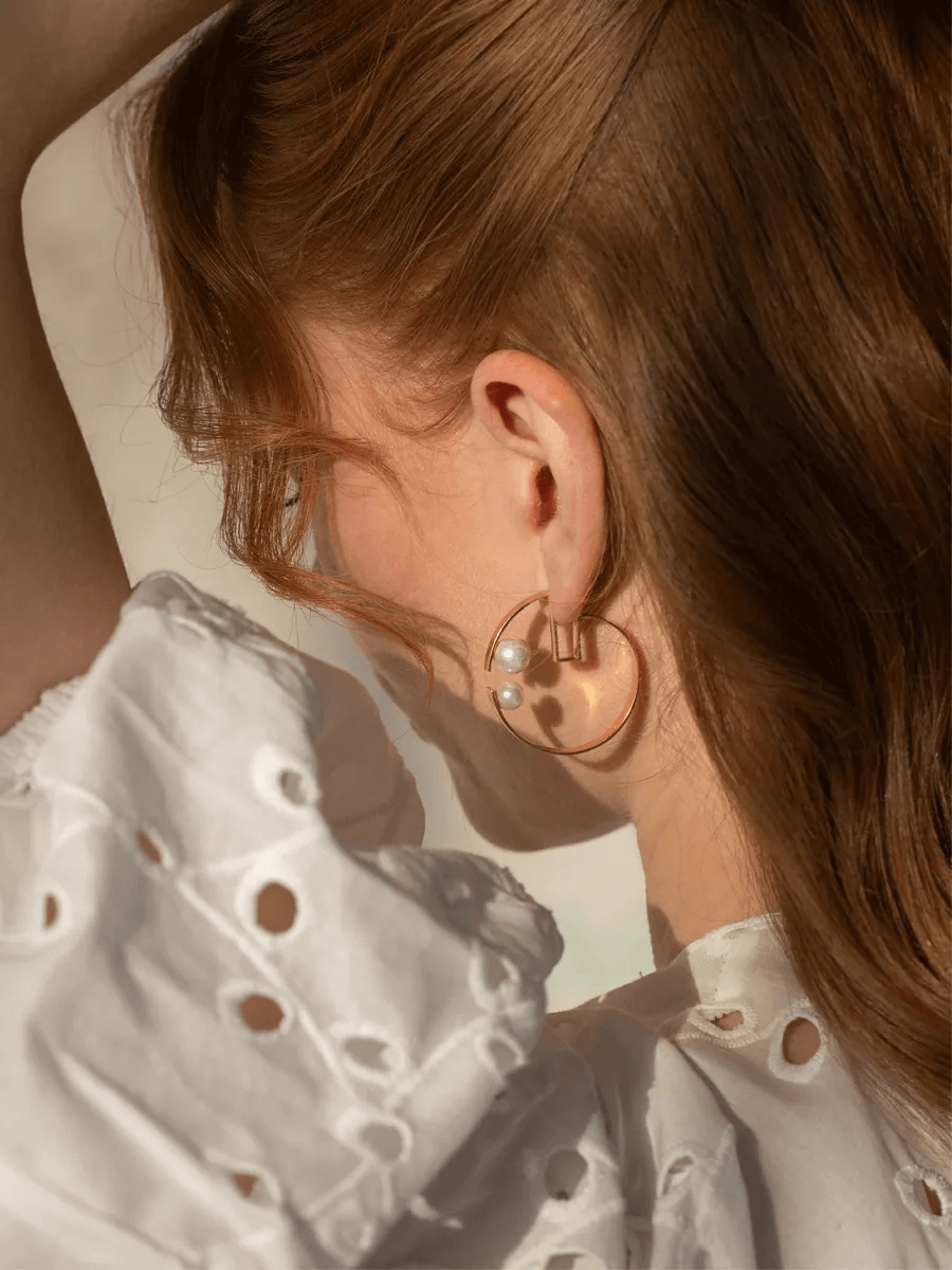 İncili Mimari Küpe