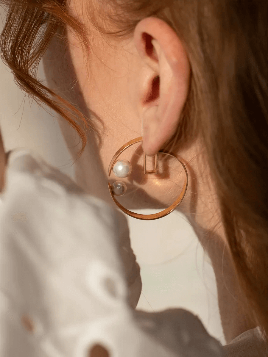 İncili Mimari Küpe