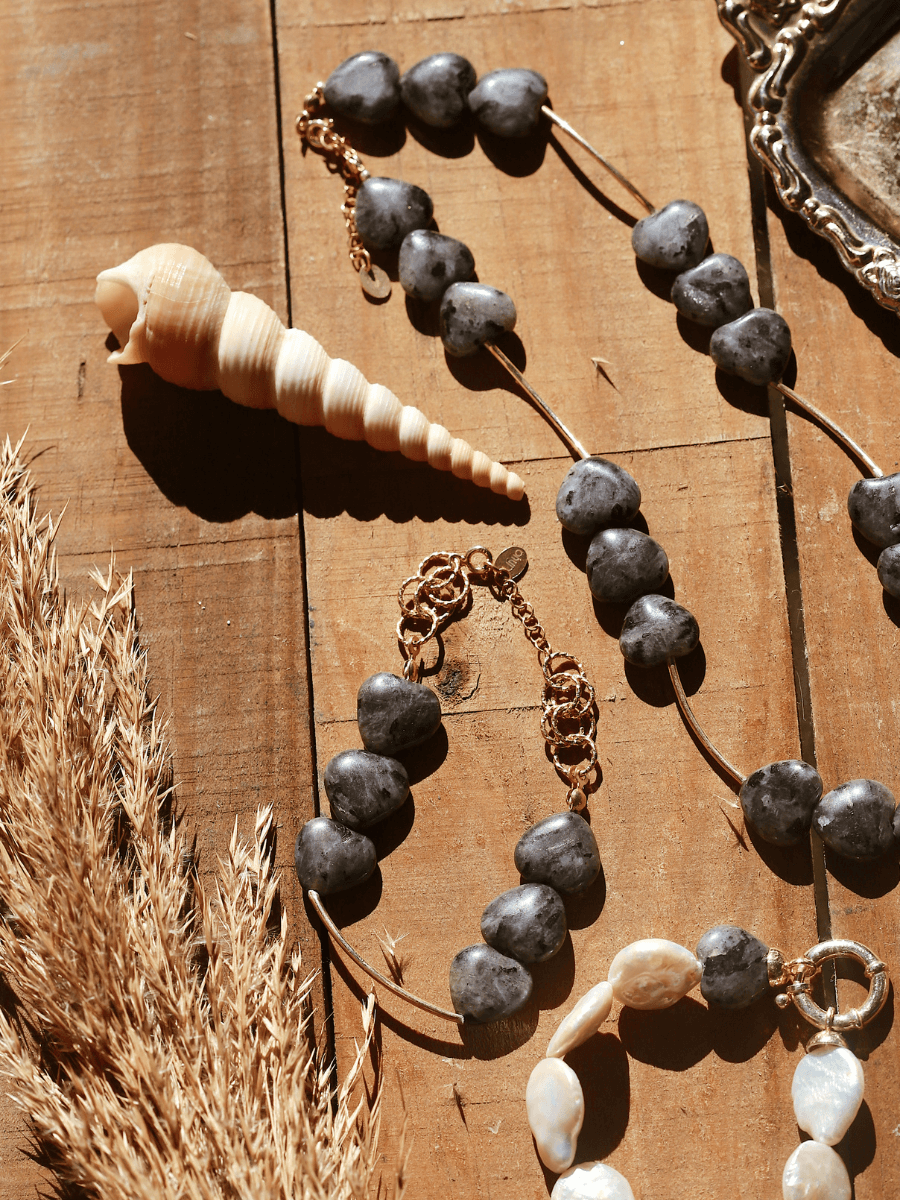 Kalpli Onyx Bileklik