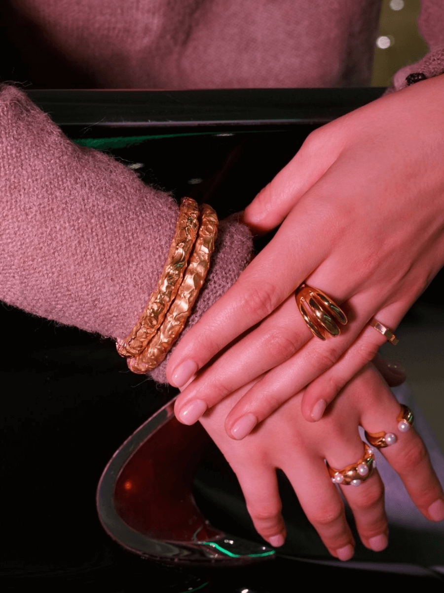 Kety Amorf Kalın Bileklik