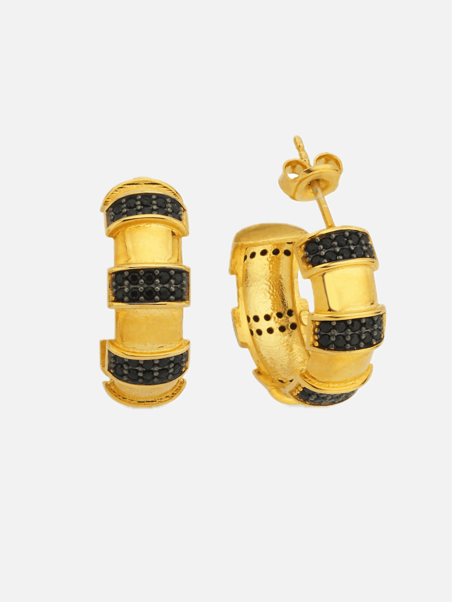 Lili Taşlı Halka Küpe