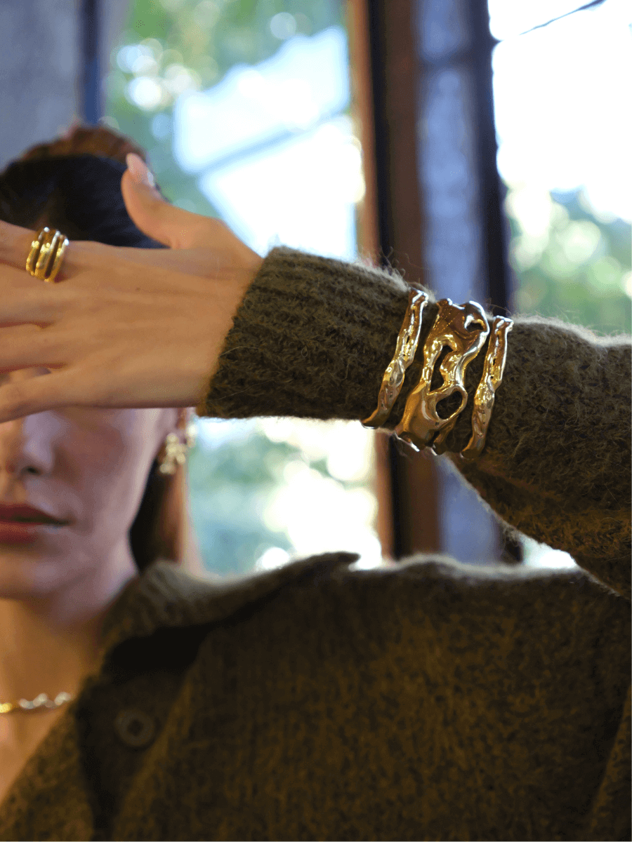 Medusa İnce Kelepçe Bileklik