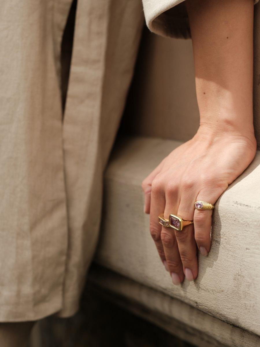 Nova Büyük Kristal Taşlı Yüzük