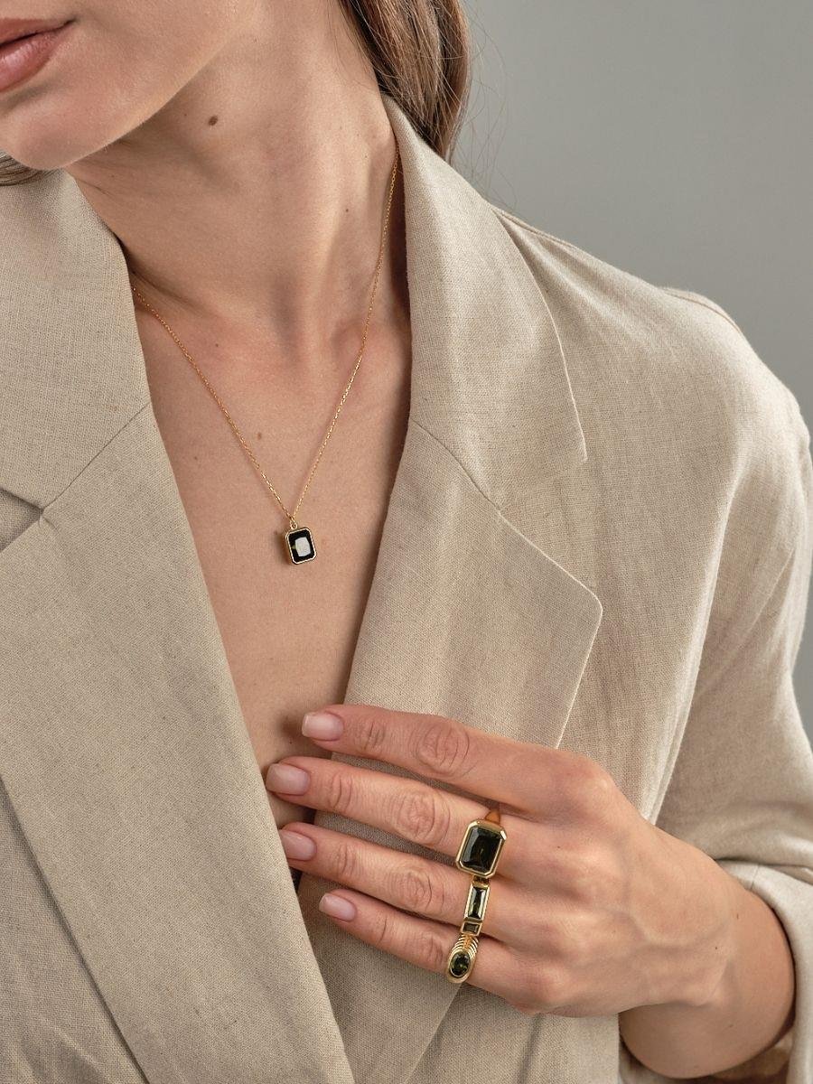 Nova Büyük Kristal Taşlı Yüzük