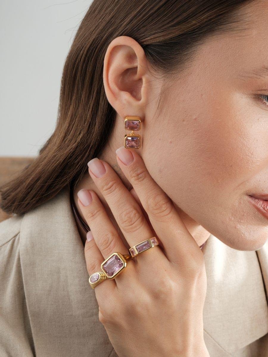 Nova Büyük Kristal Taşlı Yüzük