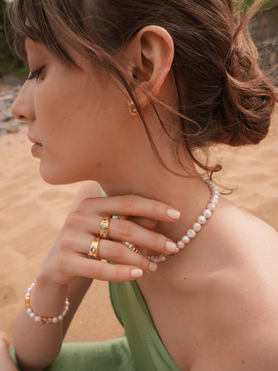 Rosie Renkli Taşlı Yüzük