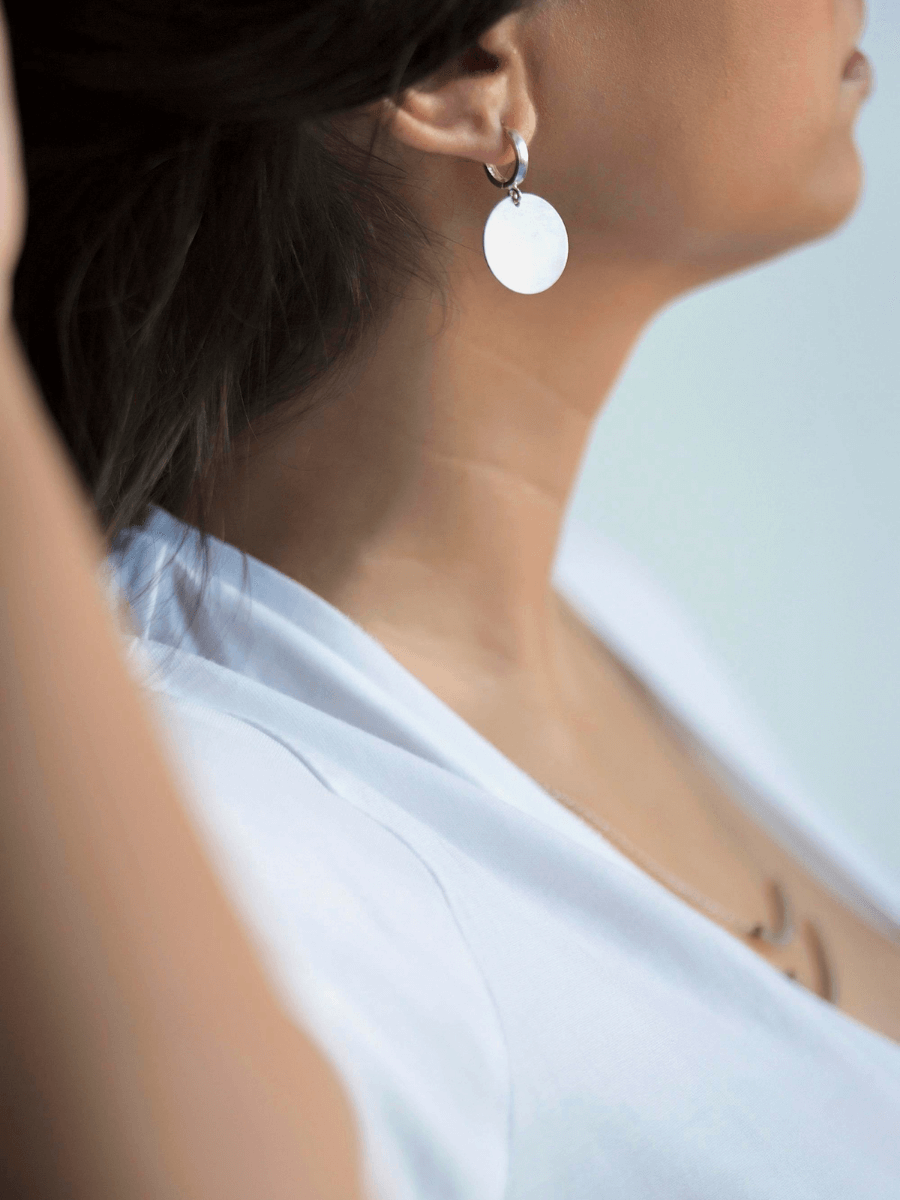 Sallantılı Halka Küpe