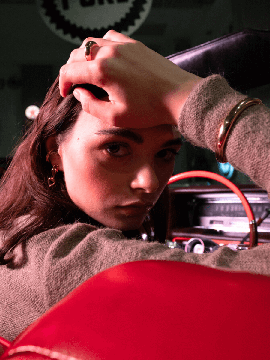 Seta Spiral Halka Küpe