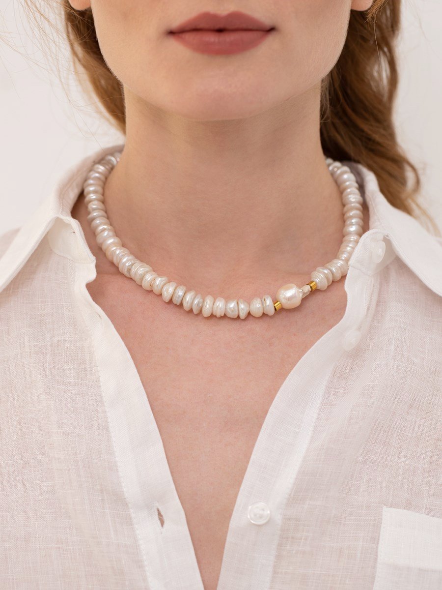 Stela Barok İnci Kolye