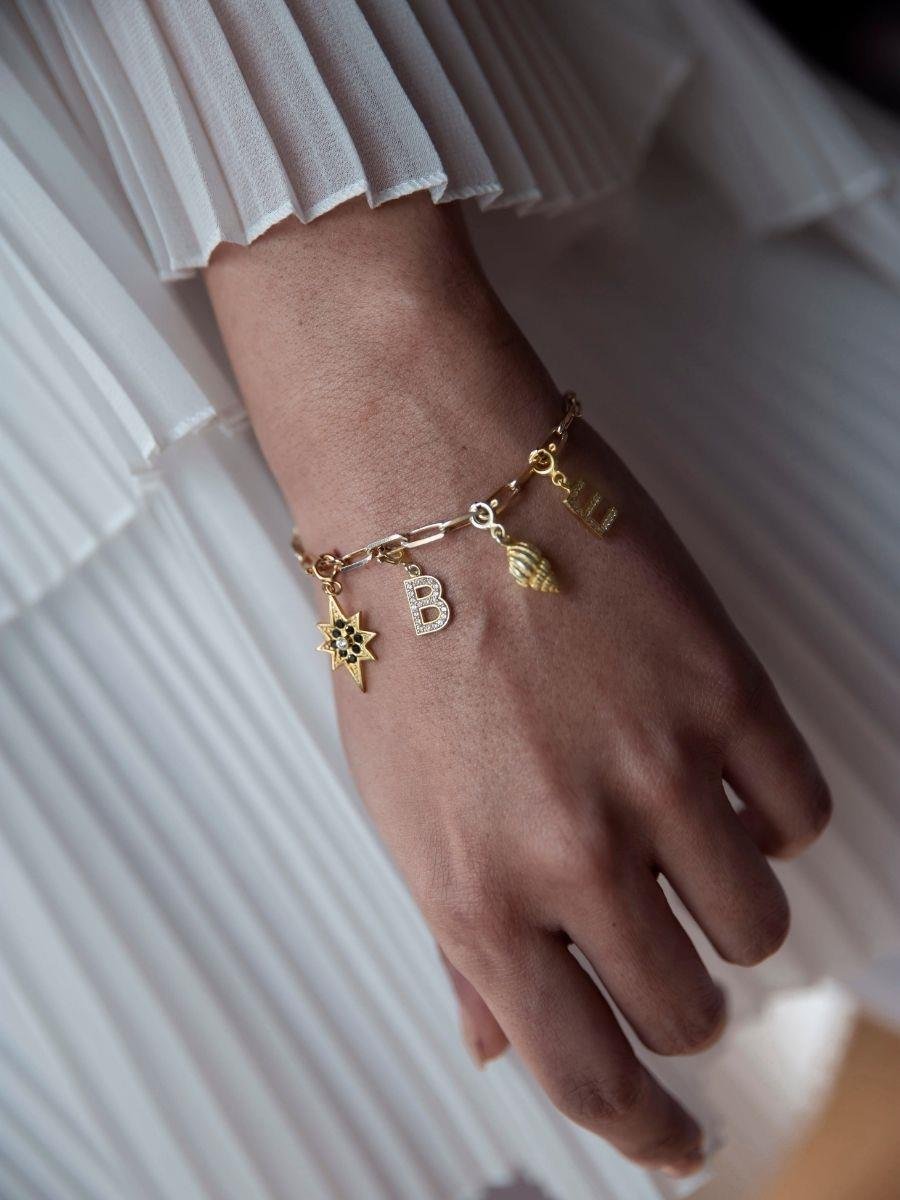 Taşlı Kutup Yıldızı Charm