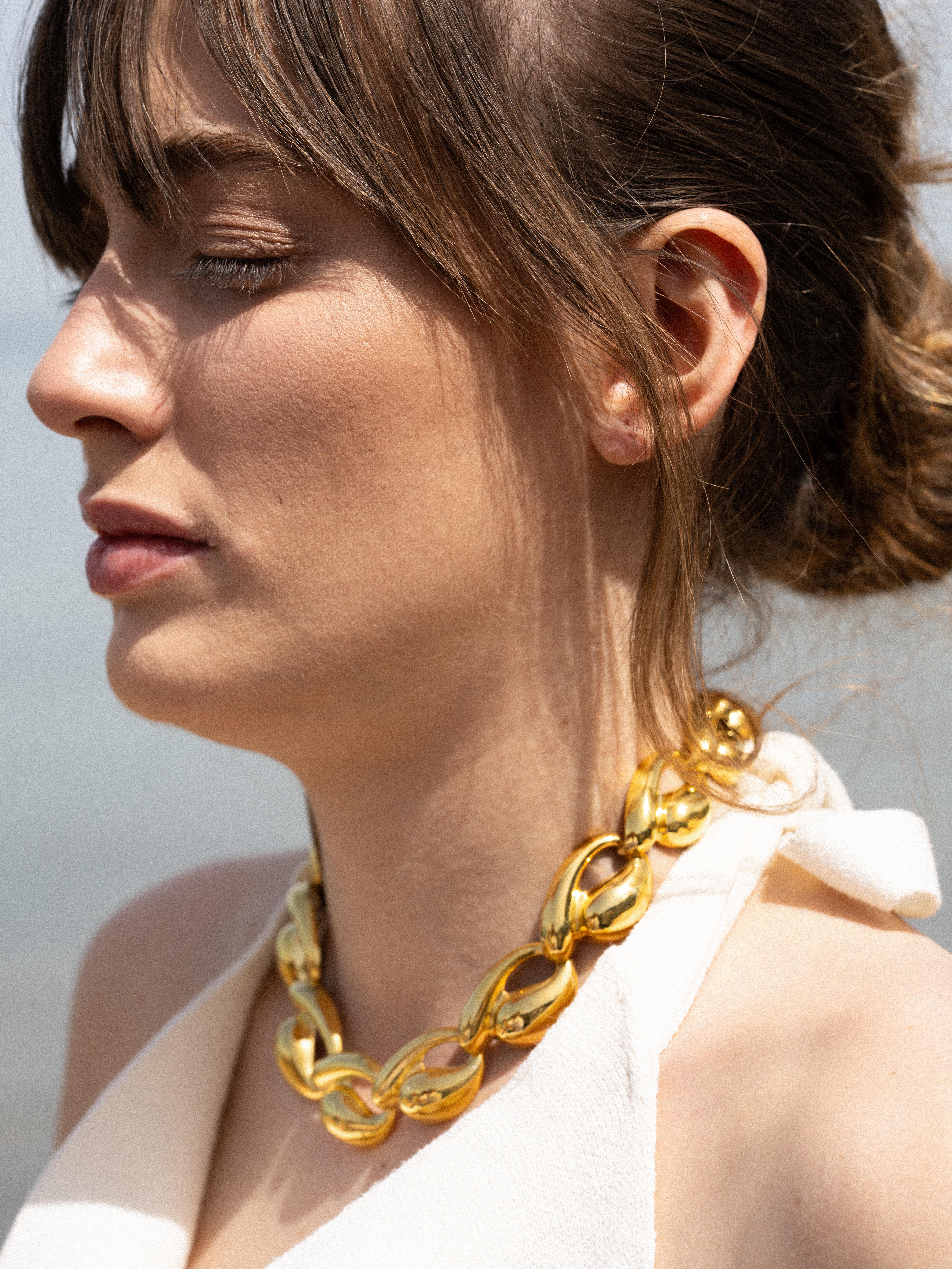 Tina Büyük Midye Kolye - 925 Ayar Gümüş