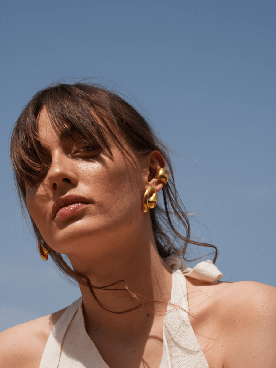 Tina Büyük Midye Küpe