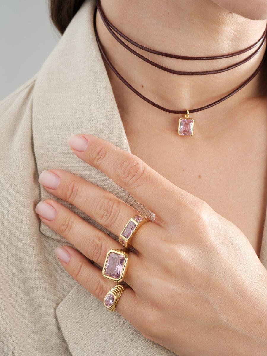 Vega Kristal Taşlı Yüzük