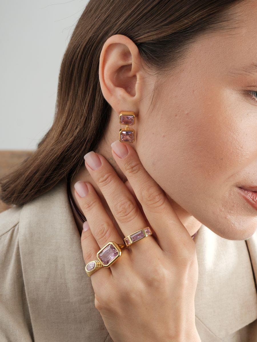 Vega Kristal Taşlı Yüzük