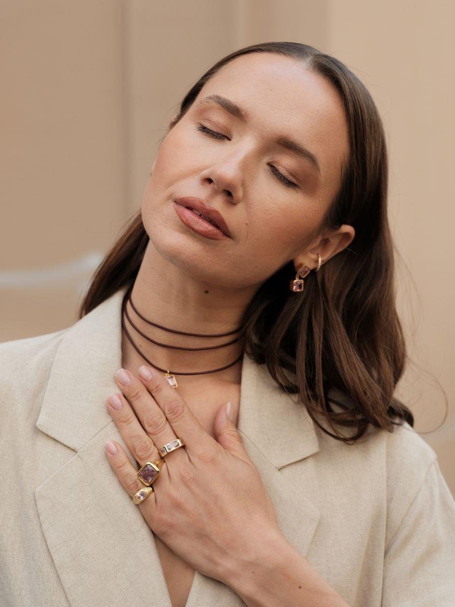 Vega Kristal Taşlı Yüzük