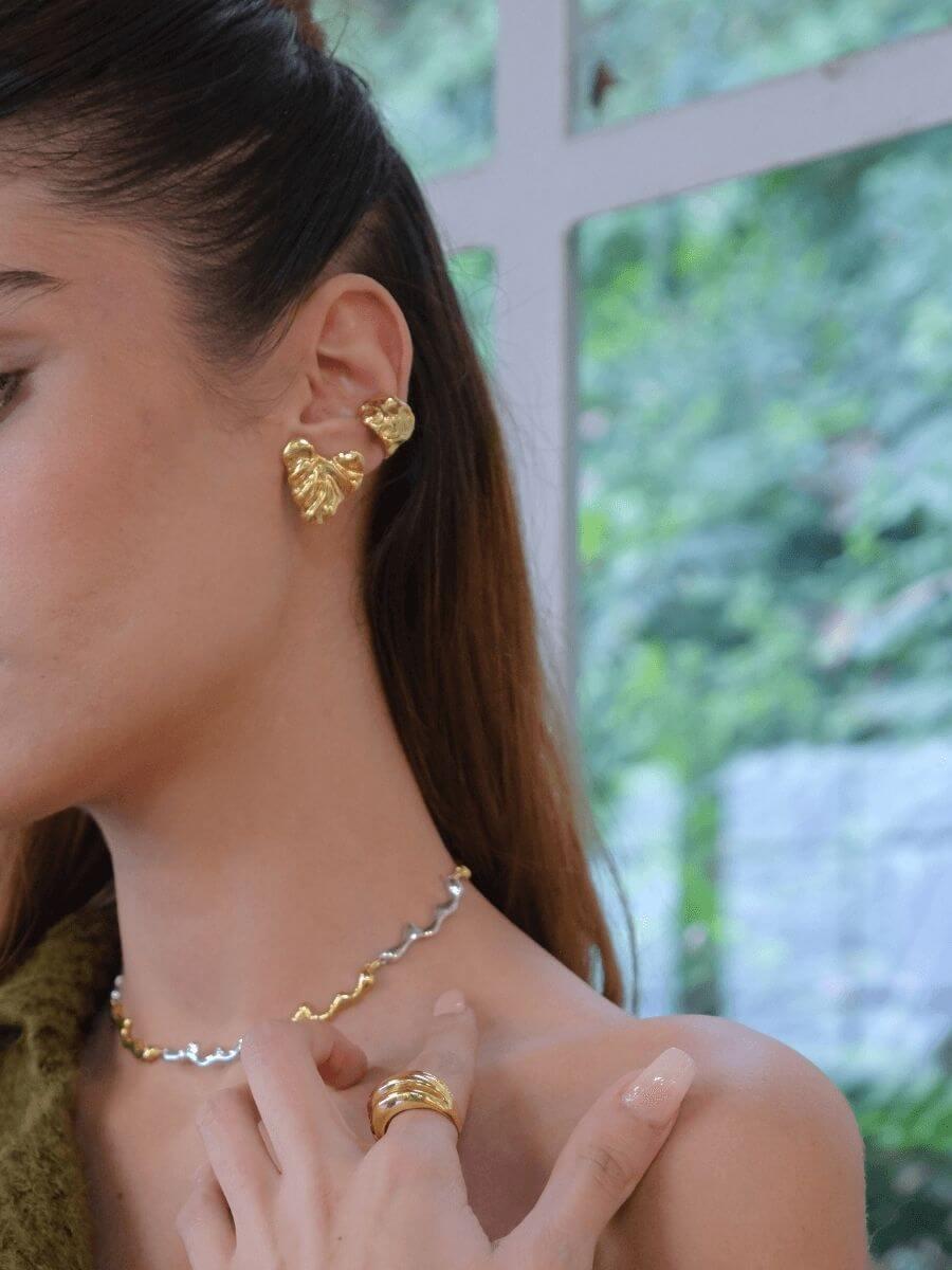 Vory Amorf Kalp Küpe