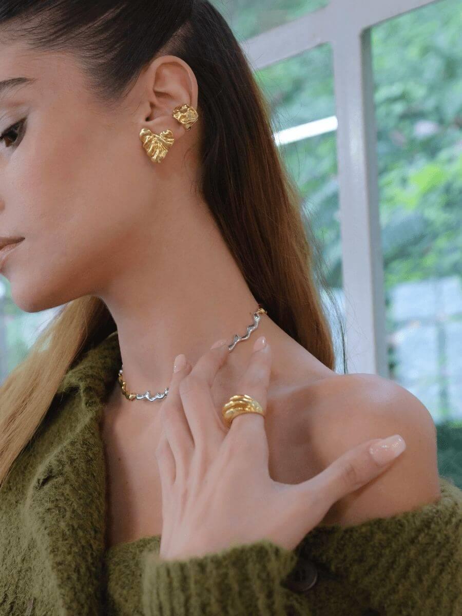 Vory Amorf Kalp Küpe