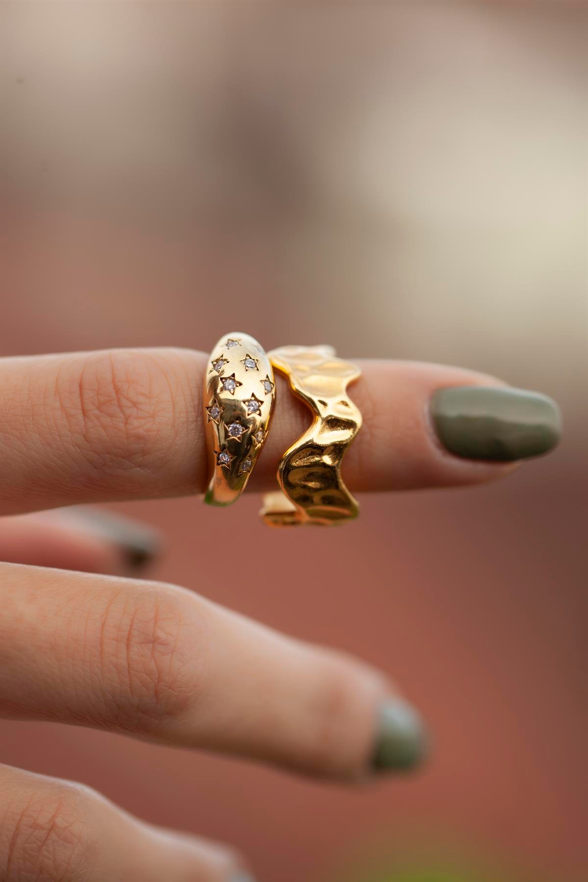 Yıldız Taşlı Yüzük