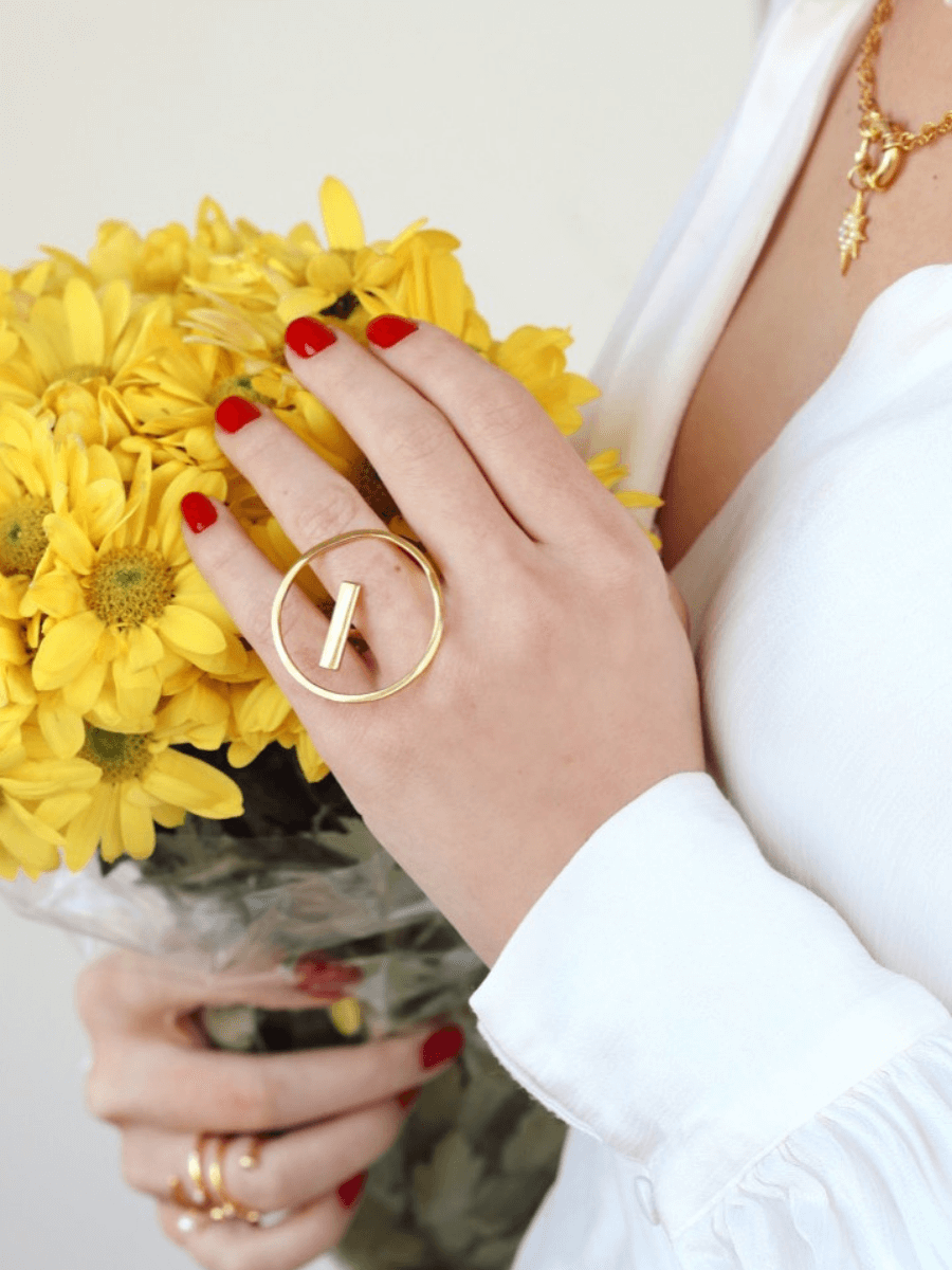 Yuvarlak Şerit Yüzük