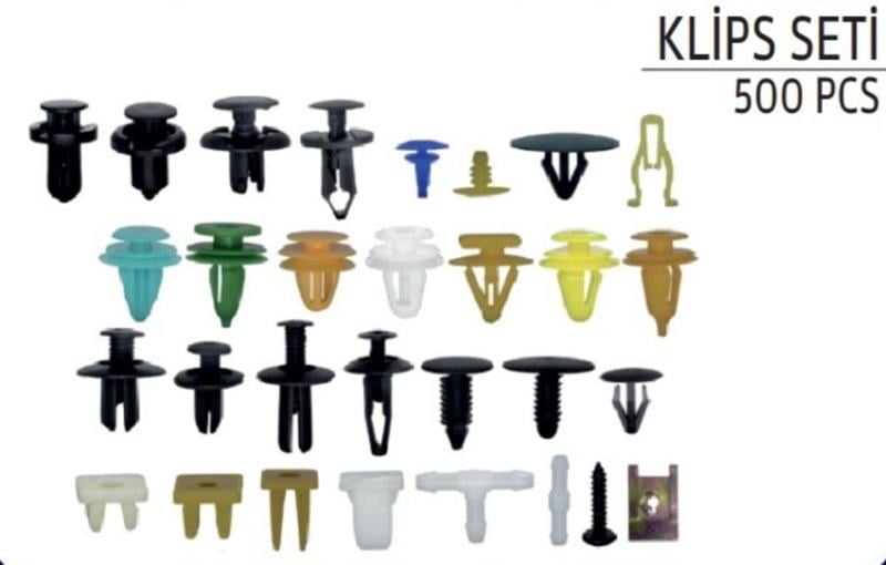  Klips Seti (500 Psc)