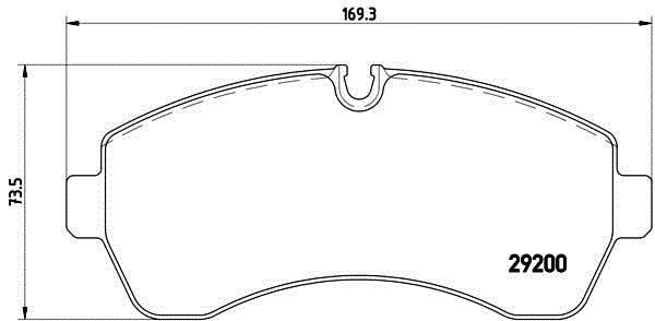  Satz Bremsbeläge,  Crafter Sprinter(5 Ton)