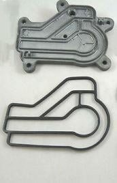  Oil cooler, Engine oil , Cap+Gasket LT35 96