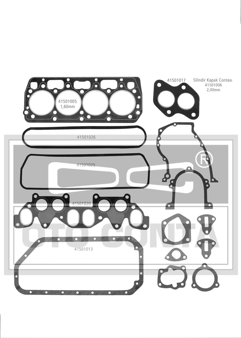  Dichtung für oberes Set Skoda Favorit-Felicia-Forman (Keçesiz)198012S(376131)