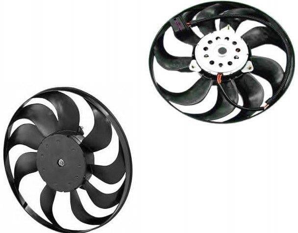  مروحة ، تبريد المحرك. عكس 12V-250W-290MM بولو 1.9-SDI-1.4TDI AMF-BBZ