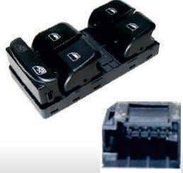  Выключатель, стеклолодъемник 4, со стороны водителя, H Q5 2008