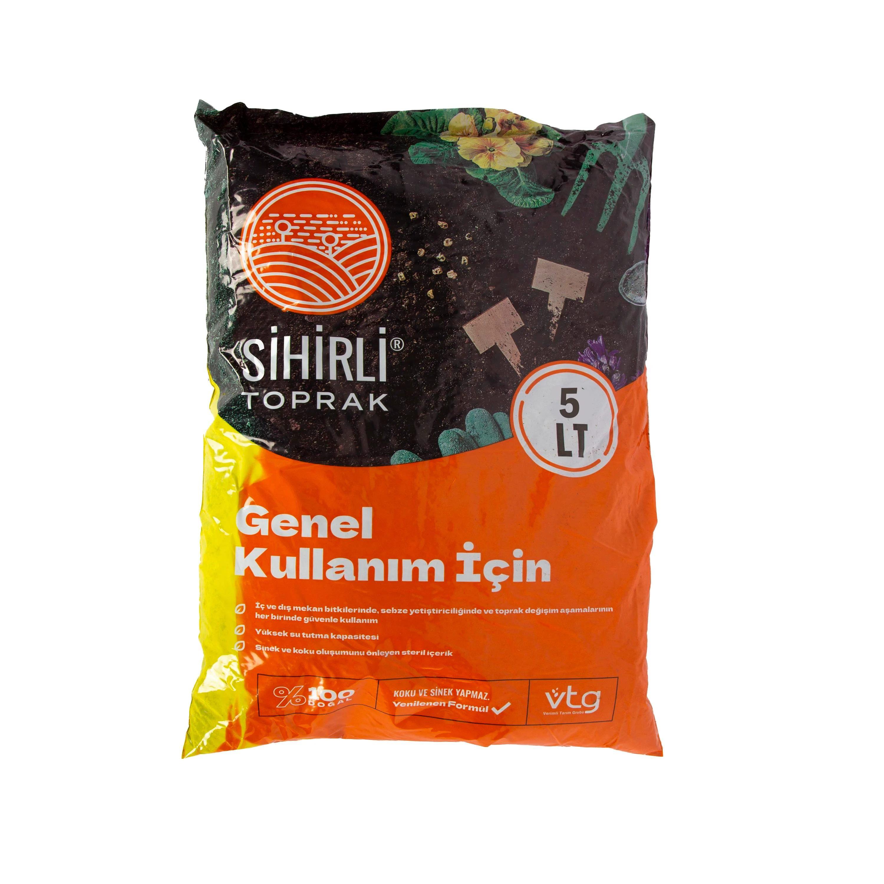 Bitkisel Toprak Sihirli Toprak 5 Lt