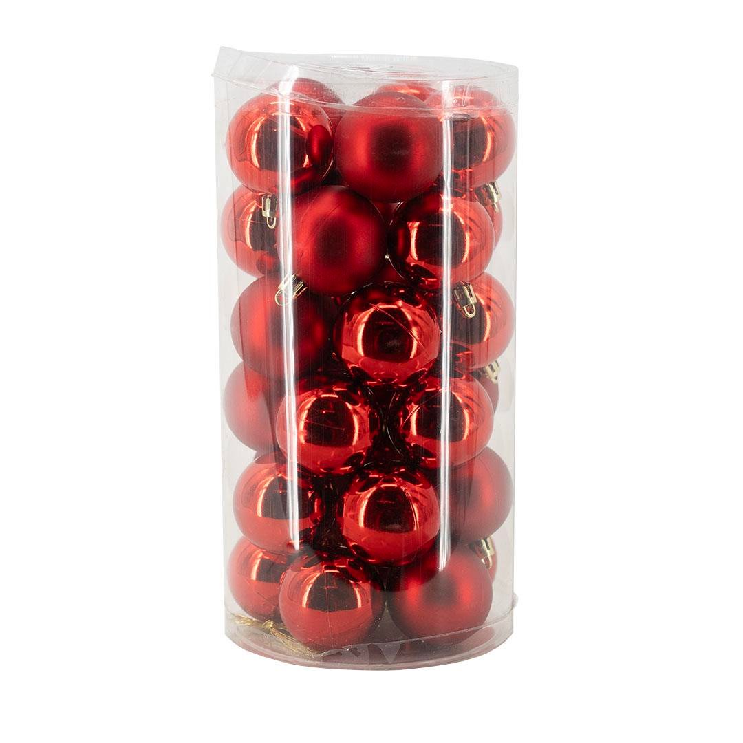 Dekoratif Yılbaşı Topu Yılbaşı Dekorları 4-6 Cm Gümüş