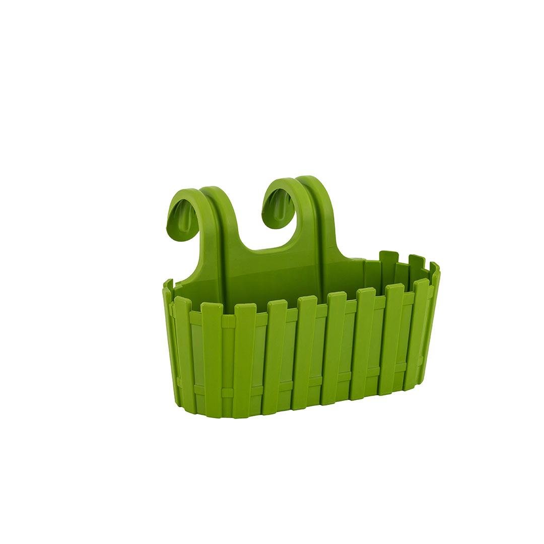Poliwork Askılı Çit Oval Yuvarlak Saksı 3,5 Lt 290*215*185 Mm