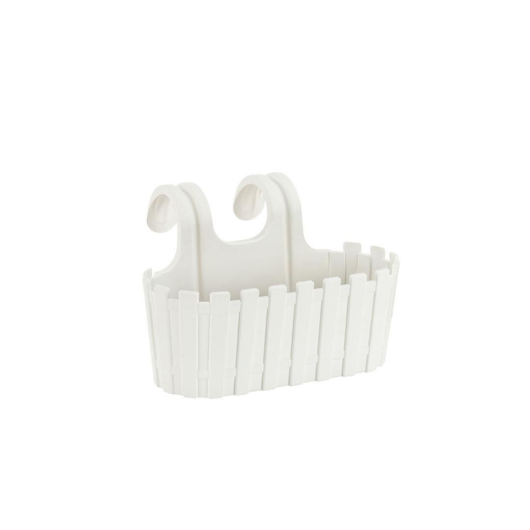 Poliwork Askılı Çit Oval Yuvarlak Saksı 3,5 Lt 290*215*185 Mm