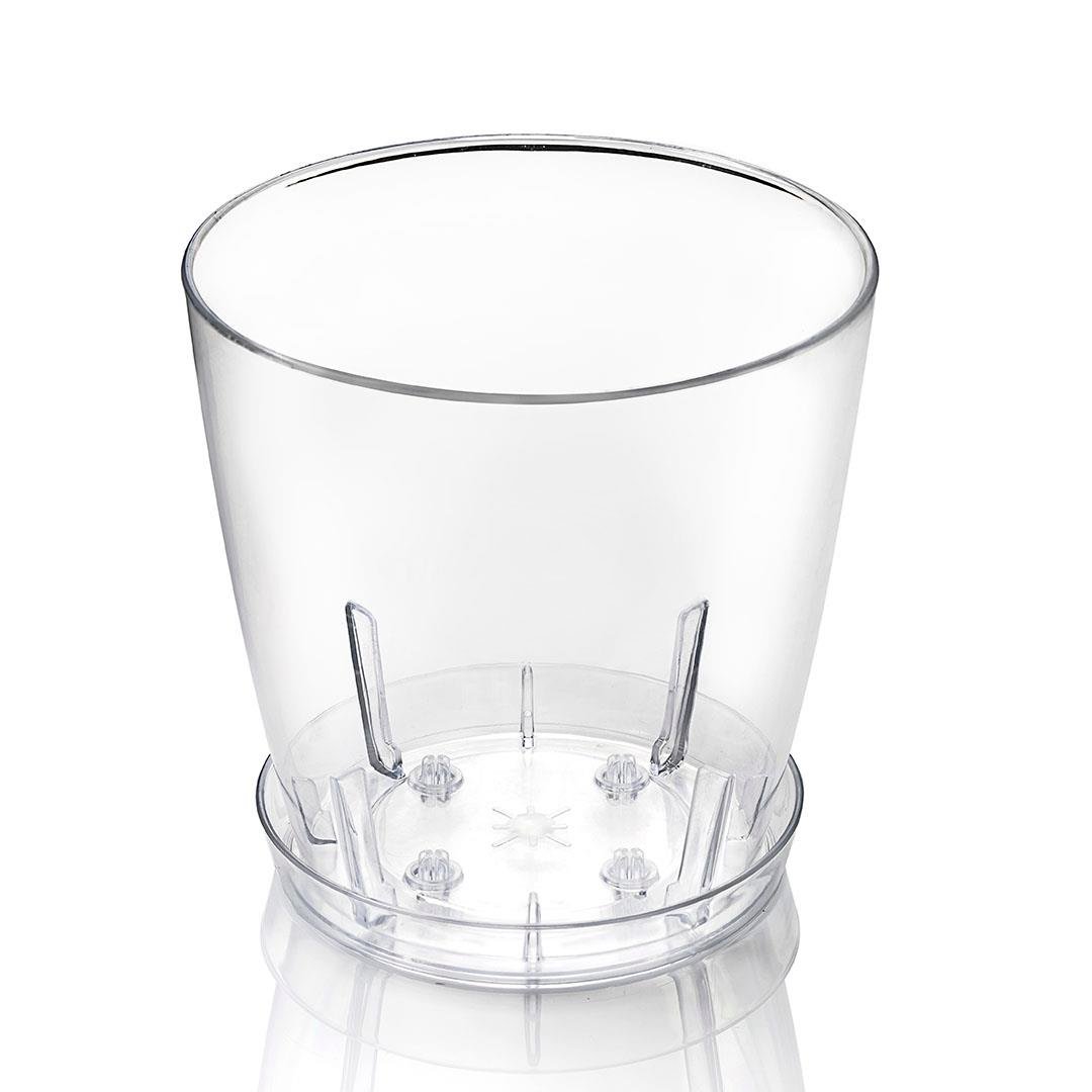 Poliwork Şeffaf Orkide Saksı 2,2 Lt 180*170 Mm