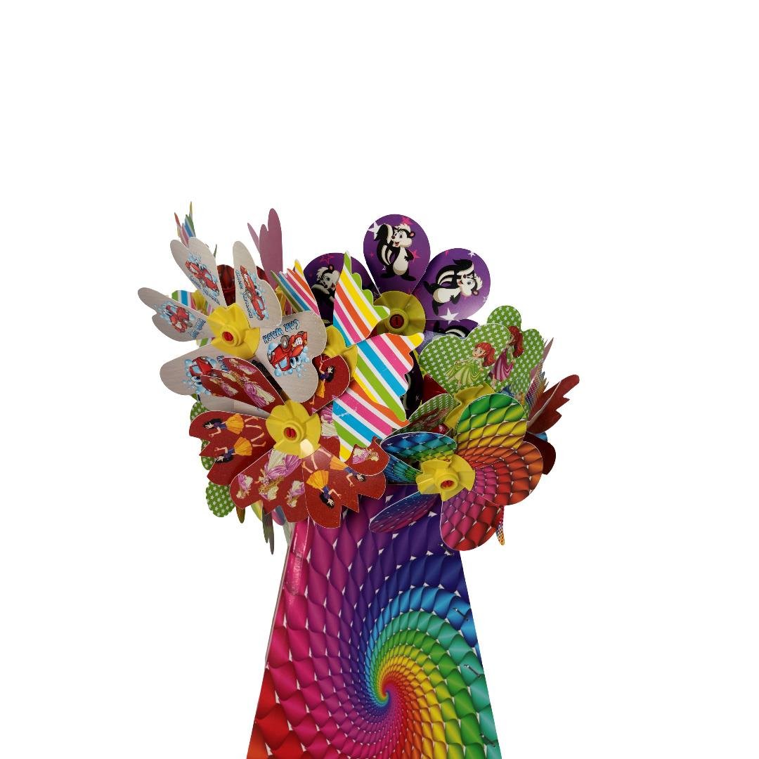 Rüzgar Gülü 6 Kanat 17 Cm