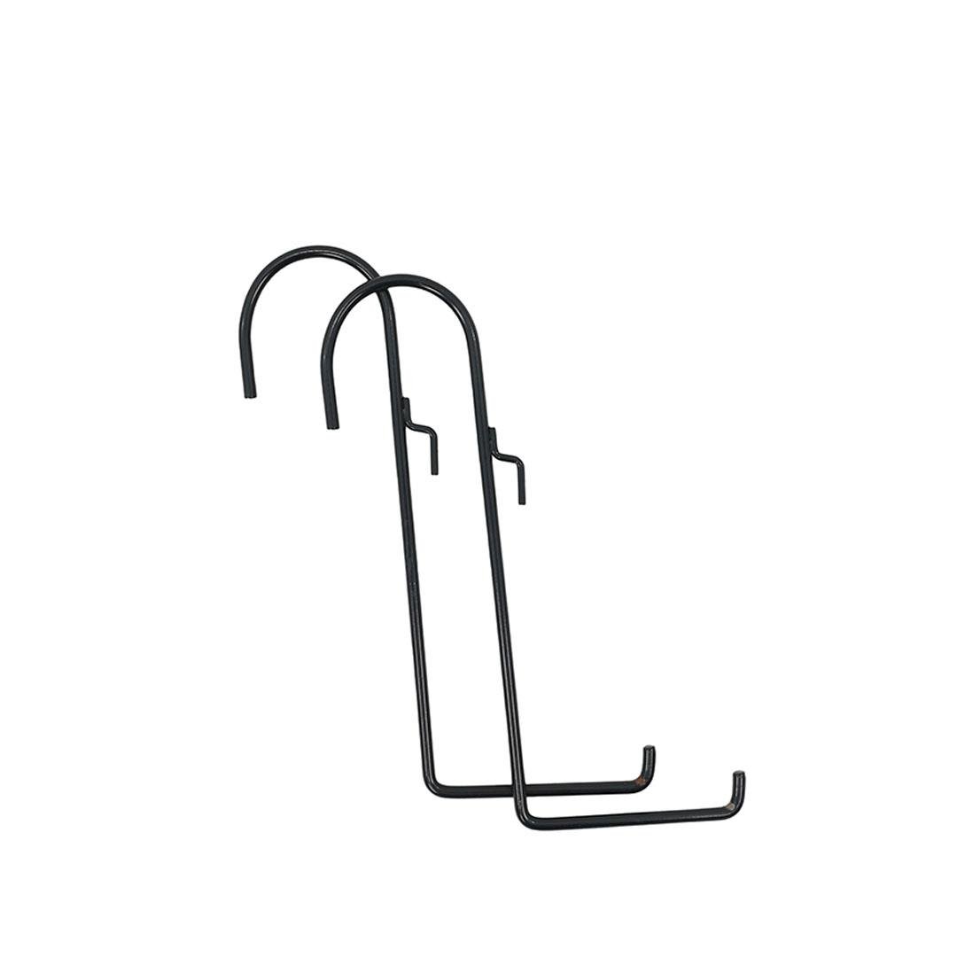 Serinova İkili Metal Saksı Siyah