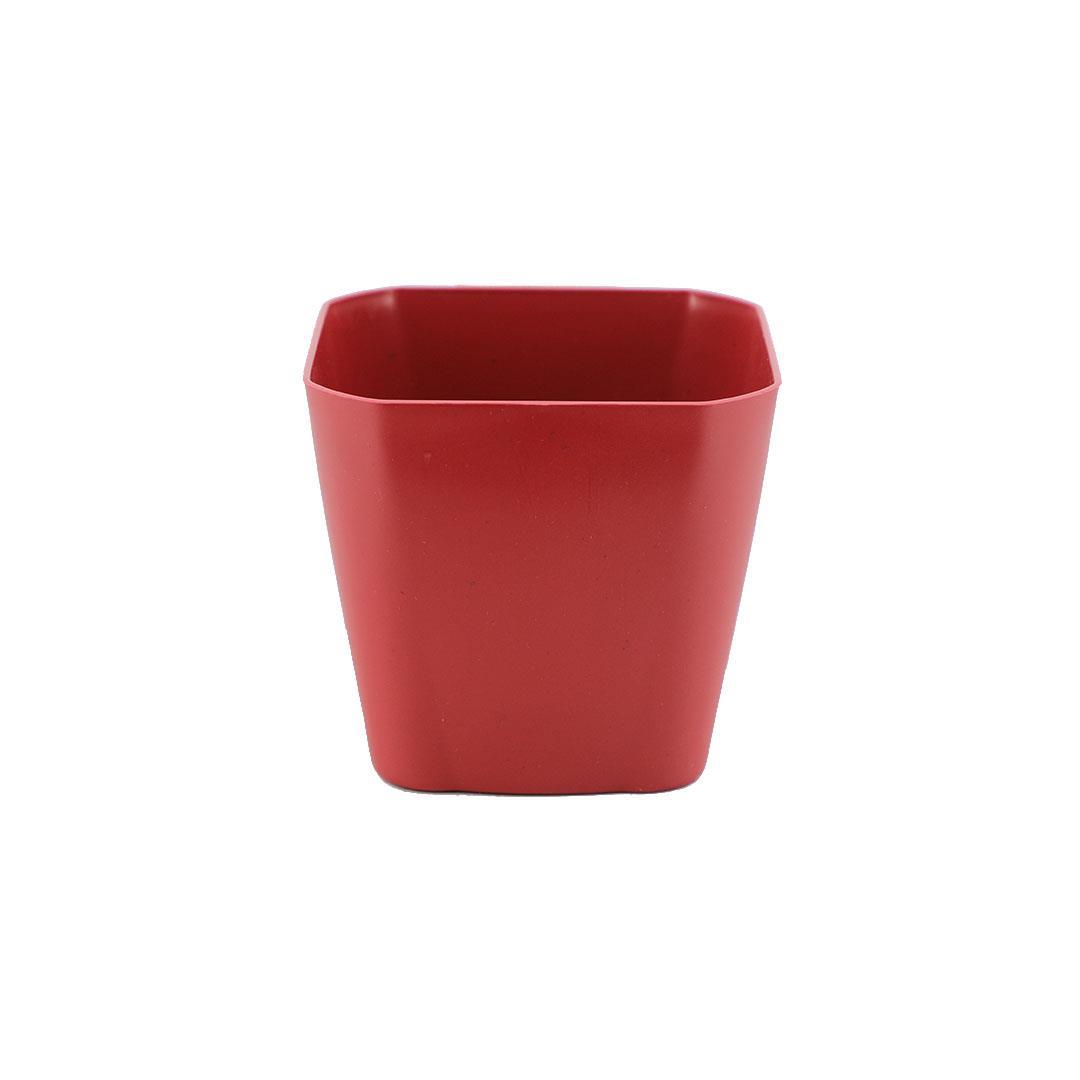 Serinova kare saksı 0,8 litre, beyaz