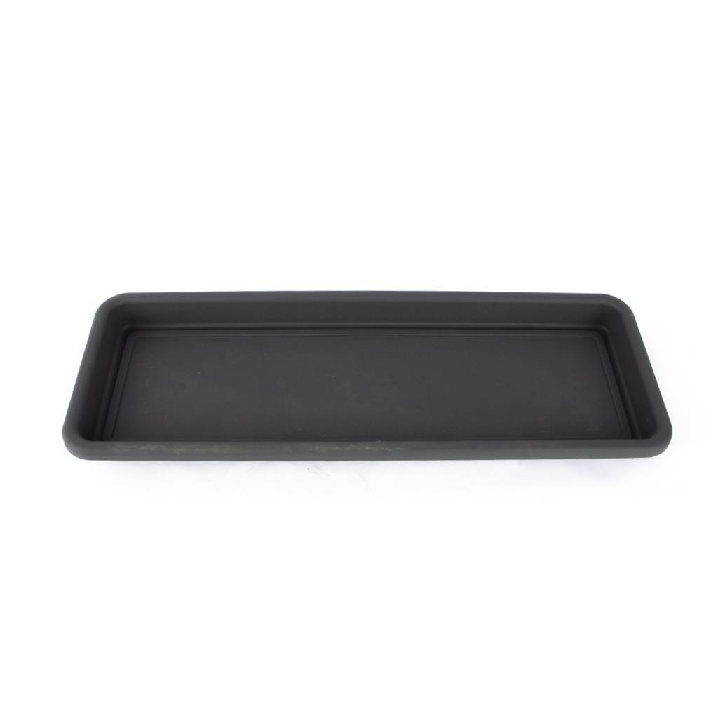 Kiremit rengi Kemer saksı tabağı no 2 ölçüleri: 54 cm uzunluk, 20 cm genişlik, 3,5 cm yükseklik